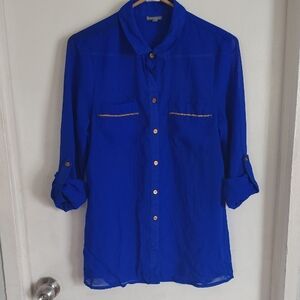 Charlotte Russe Vibrant Blue Top